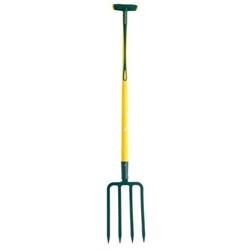 Horca para cavar 4 dientes 27 cm Novagrip muleta Convexa - Imagen 1