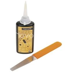 Kit de mantenimiento Fiskars aceite y lima - Imagen 1