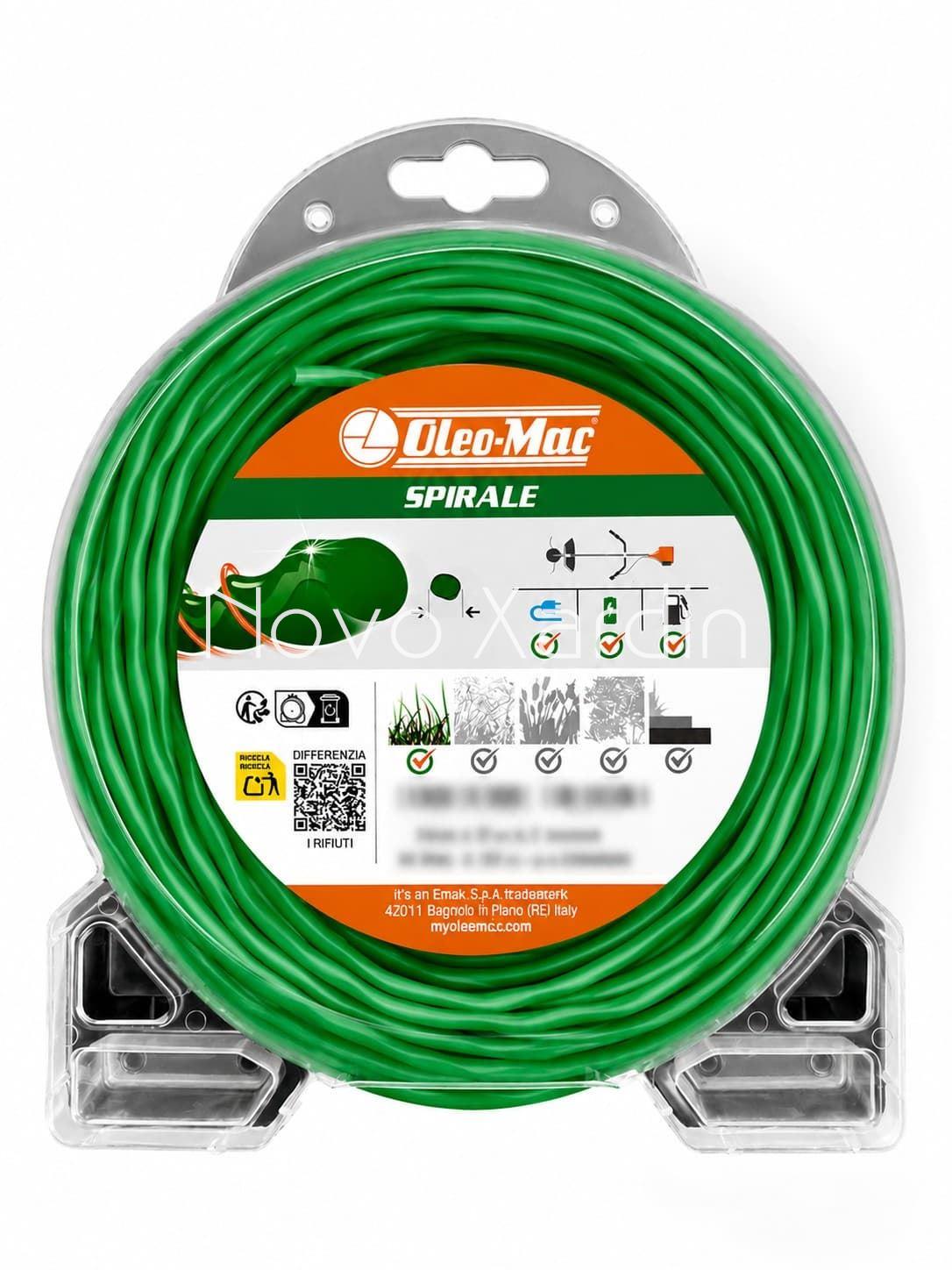 Nylon espiral Oleo Mac para desbrozadora 3.0mm x 46m - Imagen 1
