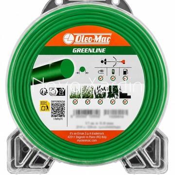 Nylon redondo Oleo Mac para desbrozadora 3.5mm x 12m - Imagen 1